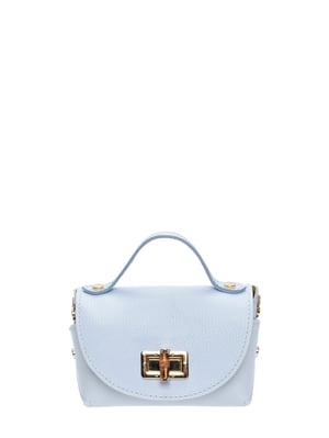 Anna Luchini Turquesa Bolso de cuero