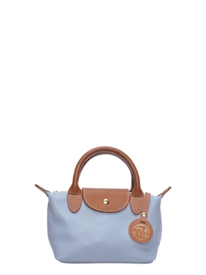 Roberta M Turquesa Bolso de cuero