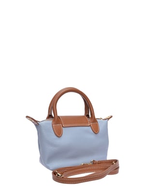 Roberta M Turquesa Bolso de cuero