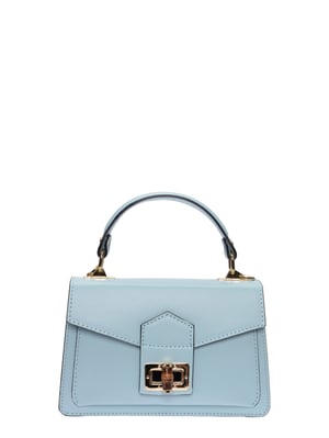 Roberta M Turquesa Bolso de cuero