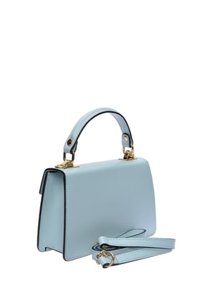 Roberta M Turquesa Bolso de cuero