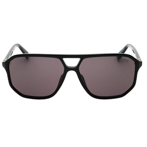 Gafas De Sol Guess Con Montura Negra Brillante Y Lentes Ahumadas