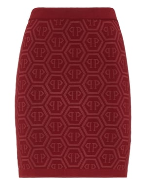 Minifalda De Punto Monogram