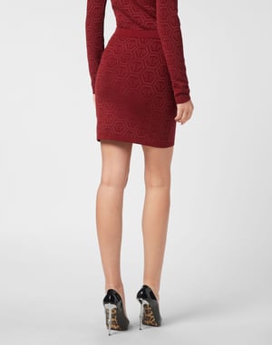 Minifalda De Punto Monogram