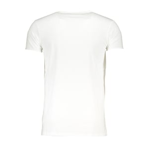 Cavalli Class Bianco Camiseta de Algodón para Hombre