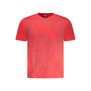 Camiseta de algodón roja para hombre North Sails