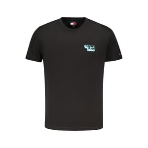 Camiseta de Hombre Negra de Algodón Tommy Hilfiger
