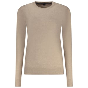 Suéter de mujer de viscosa beige Noruega 1963
