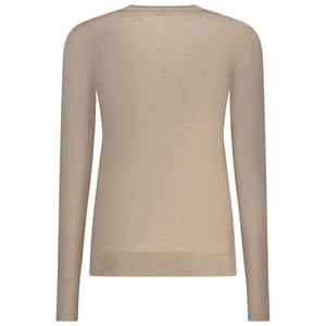 Suéter de mujer de viscosa beige Noruega 1963