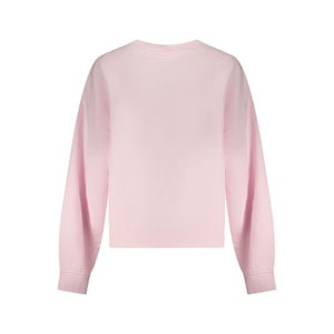 Sudadera de mujer de algodón rosa Tommy Hilfiger