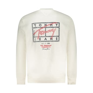 Sudadera de hombre de algodón blanca Tommy Hilfiger