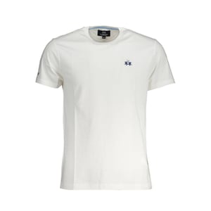 La Martina Bianco Camiseta de Algodón para Hombre