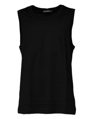 Camiseta sin mangas negra Dolce & Gabbana