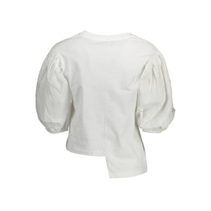Gaelle Paris Camiseta de Algodón Blanca para Mujeres