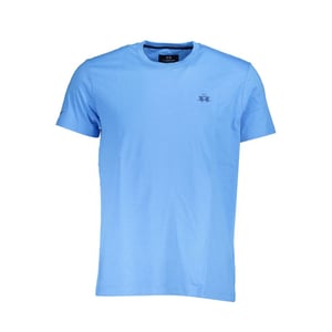 La Martina Azzurro Camiseta de Algodón para Hombre