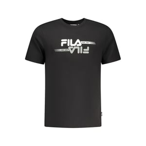 Camiseta de Hombre Fila de Algodón Negra