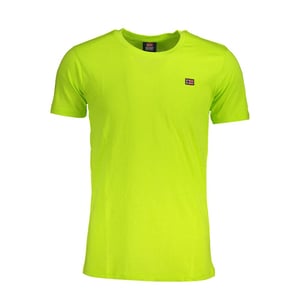 Noruega 1963 Camiseta de algodón amarilla para hombre