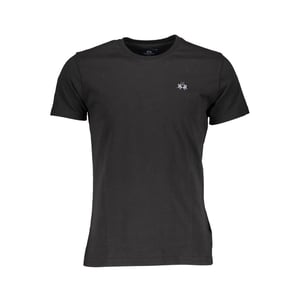 Camiseta de Hombre de Algodón Negra La Martina
