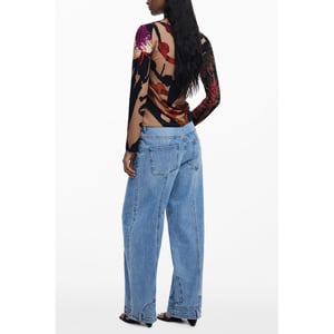 Desigual Marrone Viscosa Camiseta para Mujer