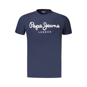 Camiseta de Algodón Azul para Hombre Pepe Jeans