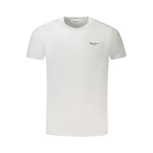 Camiseta de algodón para hombre Pepe Jeans Bianco