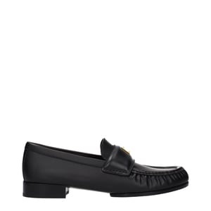 Mocasines de cuero negro sin cordones de Givenchy