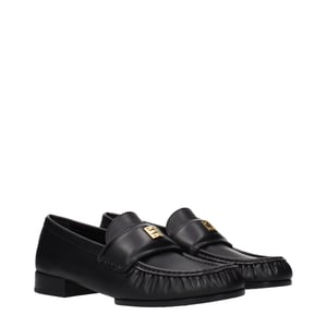 Mocasines de cuero negro sin cordones de Givenchy