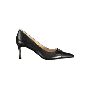 Zapato Clásico de Mujer de Cuero Negro Twinset