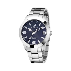 Reloj de Vestir de Acero Inoxidable Gris NAUTICA