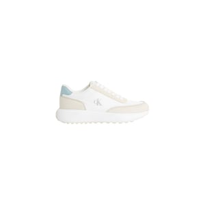 Zapatillas Deportivas de Cuero Beige Calvin Klein Jeans