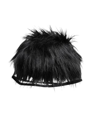 Sombrero de cubo de piel sintética negra de Dolce & Gabbana