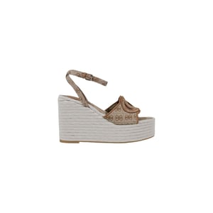 Guess Tacones Altos de Poliéster Beige