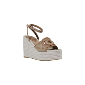 Guess Tacones Altos de Poliéster Beige