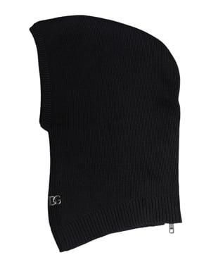 Gorro Balaclava de Lana Negra Dolce & Gabbana
