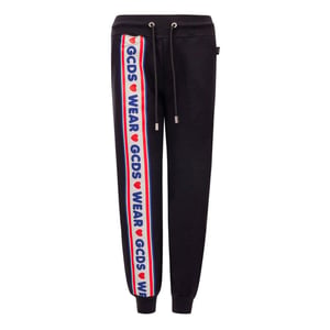 Joggers de Algodón Negros GCDS (Pantalones de Entrenamiento)
