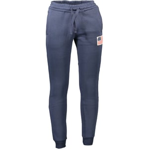U.S. POLO ASSN. Pantalones de chándal de algodón azul para hombre
