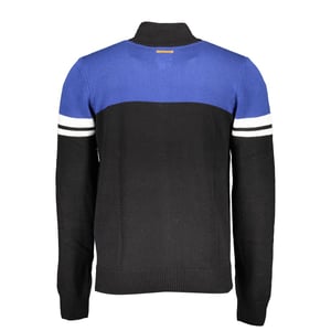 Cárdigan de algodón negro para hombre Gianmarco Venturi