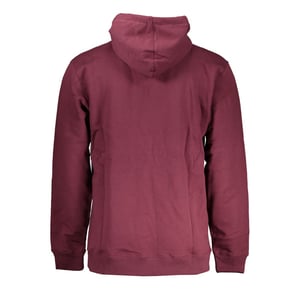 Suéter de algodón rojo para hombre con capucha de Vans