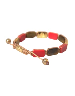 Pulsera para hombres Nialaya de ojo de tigre, coral rojo y plata 925