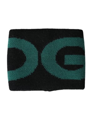 Pulsera Dolce & Gabbana Negra Verde de Lana con Logo #DGMILLENNIALS