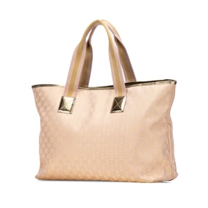 Tote de Lona Gg Web de Segunda Mano