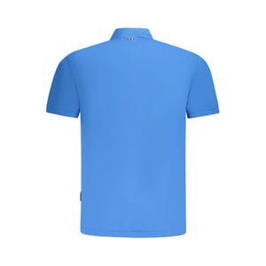 Polo de algodón azul para hombres Napapijri
