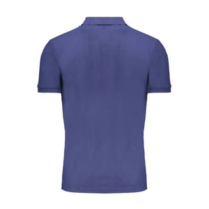 Polo de Hombre de Algodón Azul Gianmarco Venturi