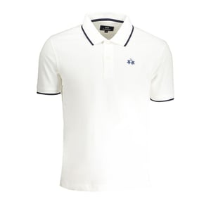 Camisa Polo de Hombre de Algodón Blanco La Martina