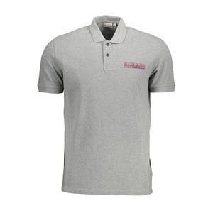 Polo de hombre Napapijri Grigio de algodón