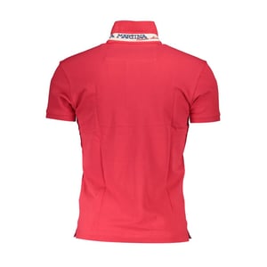 La Martina Camisa Polo de Algodón Roja para Hombre