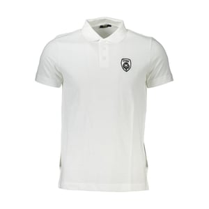 Polo de Hombre Cavalli Class Bianco de Algodón