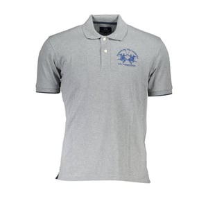 Polo de Hombre La Martina Grigio de Algodón