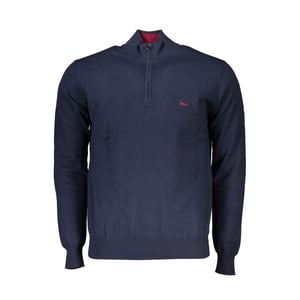 Suéter de algodón azul para hombre Harmont & Blaine