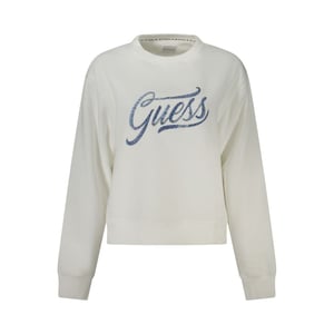 Sweater de Mujer de Algodón Blanco Guess Jeans
